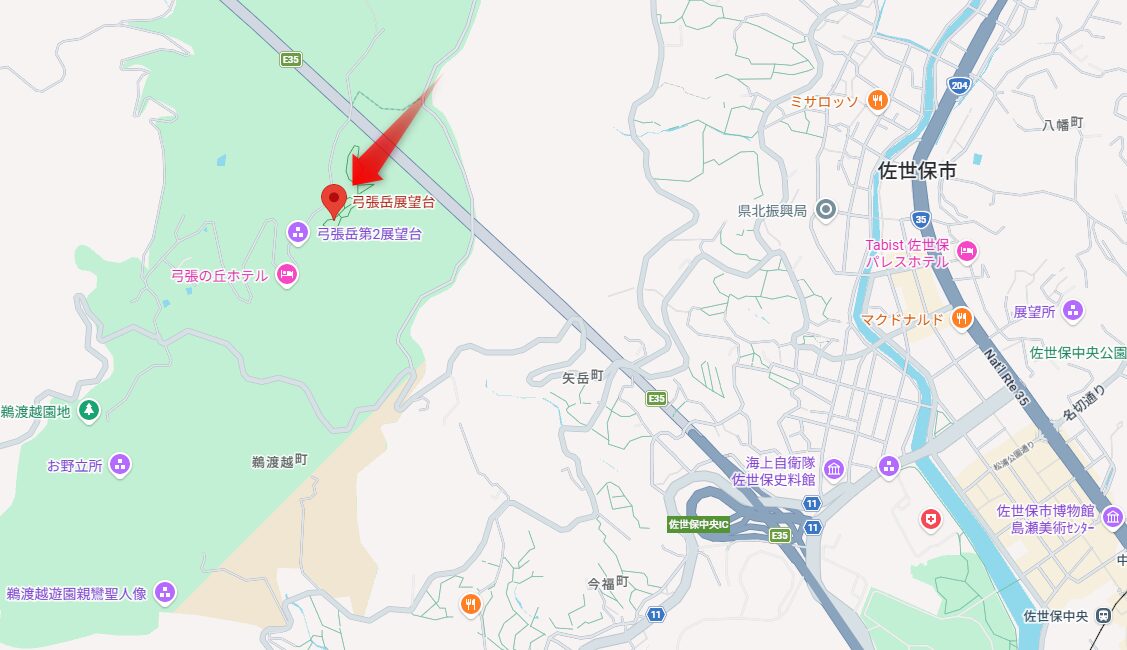 弓張岳展望台