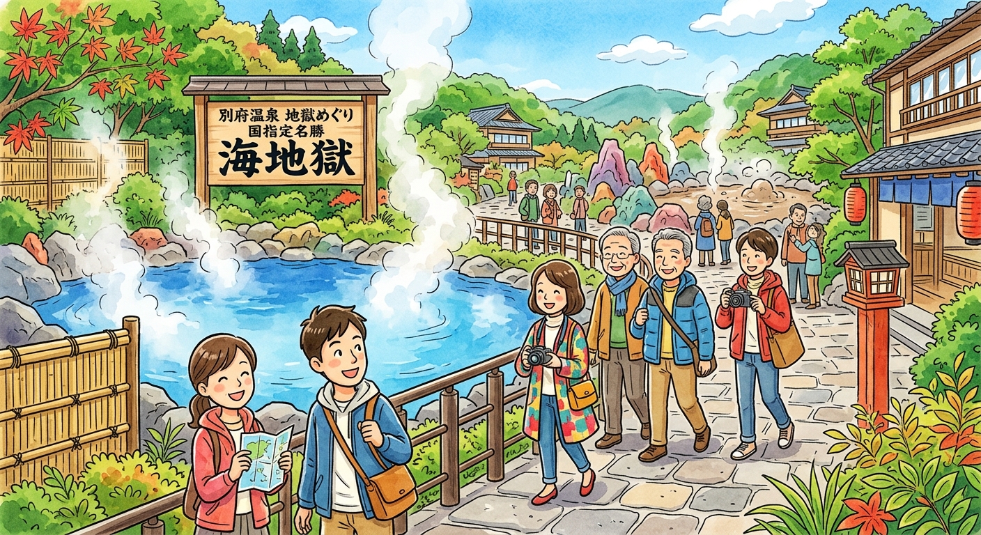 別府温泉 地獄めぐり