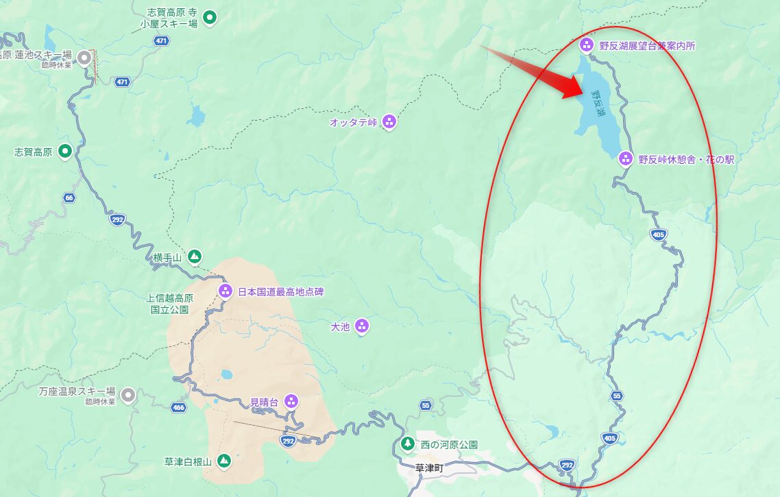 野反湖